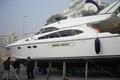 Dyna 48 Flybridge Vista general lado de babor